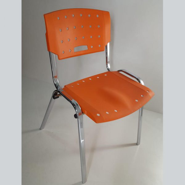 Cadeira fixa ISO COM 04 PÉS cromada