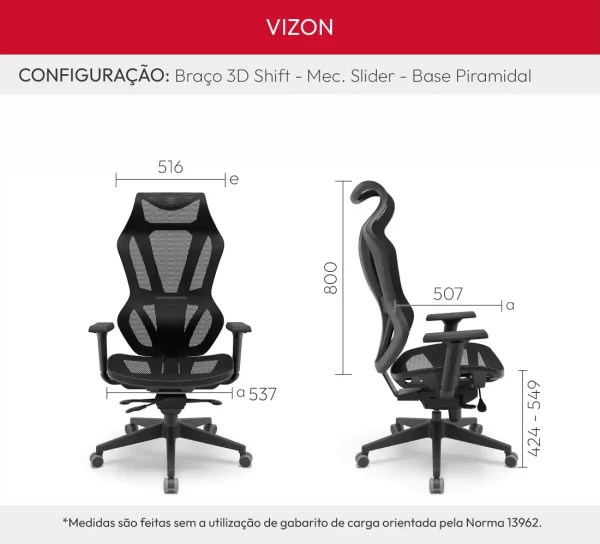 Cadeira Presidente - Vizon